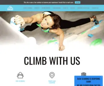 Blocclimbing.co.uk(Bloc Climbing) Screenshot