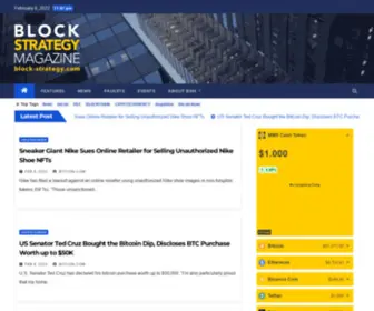 Block-Strategy.com(Block-Strategy Magazine) Screenshot