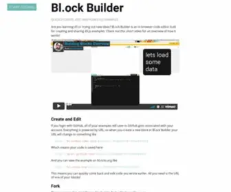 Blockbuilder.org(Blockbuilder) Screenshot