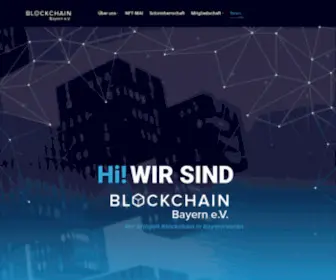 Blockchain-Bayern.de(Blockchain Bayern) Screenshot