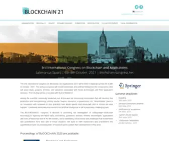 Blockchain-Congress.net(International Congress on Blockchain and Applications) Screenshot