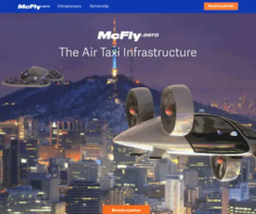 Blockchain.aero(McFly.aero Air Mobility Alliance and Technology Infrastructure) Screenshot