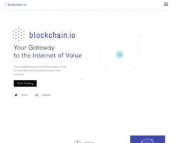 Blockchain.io(Your Gateway to the Internet of Value) Screenshot