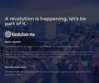 Blockchain.ma(La Blockchain pour le Maroc de demain) Screenshot