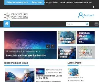 Blockchain4SDG.com(Blockchain technology and its uses for the Sustainable Development Goals (SDGs)) Screenshot