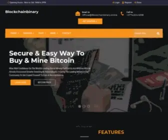 Blockchainbinary.online(Blockchainbinary online) Screenshot