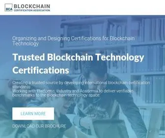 Blockchaincertificationassociation.org(Blockchain Certification Association) Screenshot