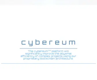 Blockchainforprojects.com(Cybereum) Screenshot