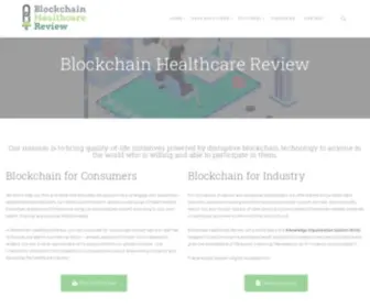 Blockchainhealthcarereview.com(Blockchain Healthcare Review) Screenshot