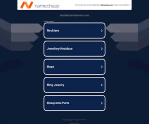 Blockchainincore.com(Blockchain Incore) Screenshot