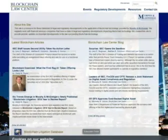 Blockchainlawcenter.com(Murphy & McGonigle) Screenshot