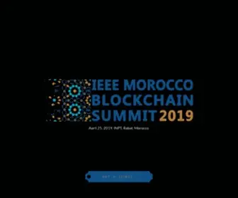 Blockchainsummit.ma(IEEE Morocco Blockchain Summit) Screenshot