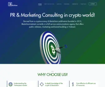 Blockchainvietnam.asia(Bitcoin and Cryptocurrency Advertising Agency) Screenshot