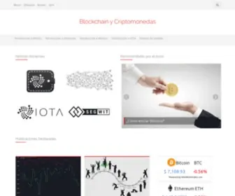 Blockchainycriptos.com(Blockchain y Criptomonedas) Screenshot