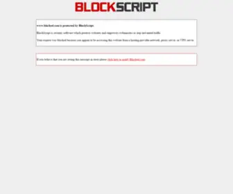 Blocked.com(The Leading Blocked Site on the Net) Screenshot