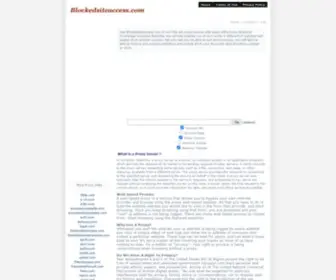 Blockedwebsitesaccess.com(UNBLOCK PROXY SITES) Screenshot
