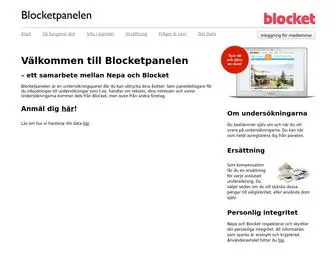 Blocketpanelen.se(Start) Screenshot