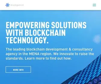 Blockgemini.com(Blockchain Dubai) Screenshot