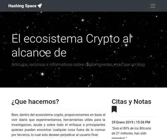 Blockhash.space(Bitcoin, Ethereum Classic, noticias, informacion, reportajes, notas, tips, sesameseed) Screenshot