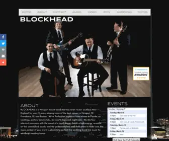 Blockheadrocks.com(Live Wedding Band) Screenshot