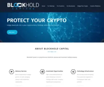 Blockholdcapital.com(Welcome) Screenshot