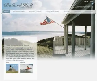 Blockislandproperty.com(Ballard Hall Real Estate) Screenshot