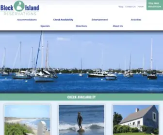 Blockislandreservations.com(Block Island Hotels and Rentals) Screenshot