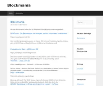 Blockmania.de(Lego-Bausteine in sämtlichen Farben und Variationen) Screenshot