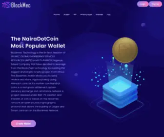 Blockmec.com(NairaDotCoin Most Popular Wallet) Screenshot