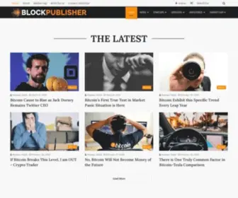 Blockpublisher.com(Blockchain, Altcoins & Bitcoin News) Screenshot