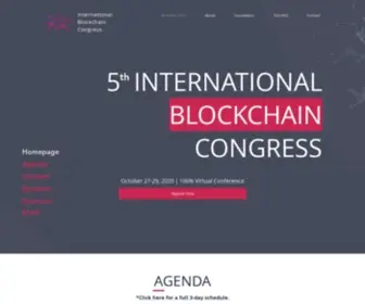Blockress.com(International Blockchain Congress) Screenshot