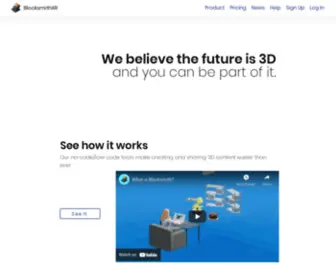 BlocksmithXr.com(3D Creation Tool) Screenshot