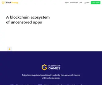 Blockstamp.info(Blockstamp info) Screenshot