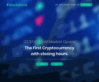 Blockstock.finance(BlockStock is a token that allows transfers to happen only between 8AM UTC) Screenshot