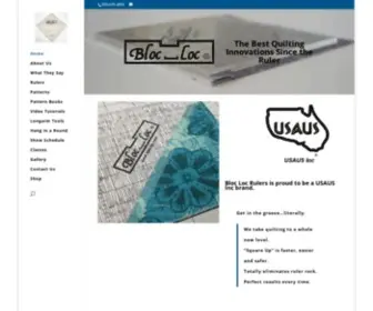 Blocloc.com(The Best Quilting Innovation Since the Ruler) Screenshot