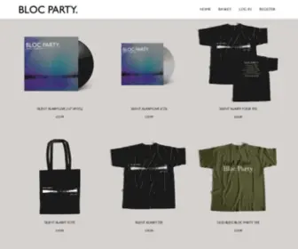 BlocParty.com(Bloc Party) Screenshot