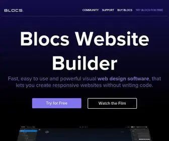 Blocsapp.com(The Ultimate Mac Website Builder) Screenshot