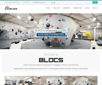 Blocsclimbing.com(BLOCS invites you to experience bouldering) Screenshot