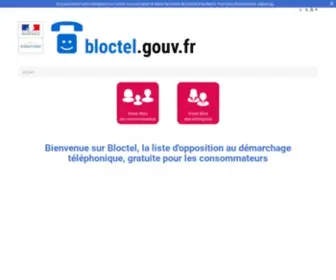 Bloctel.fr(Accueil) Screenshot