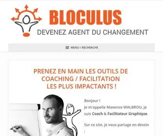 Bloculus.com(Prenez en main les outils d'accompagnement au changement les plus impactants) Screenshot