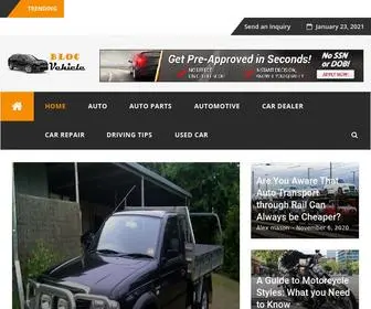 BlocVehicle.com(Auto Blog) Screenshot