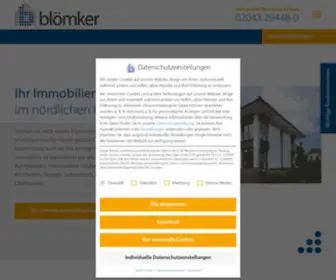 Bloemker-Immobilien.de(Blömker Immobilien) Screenshot