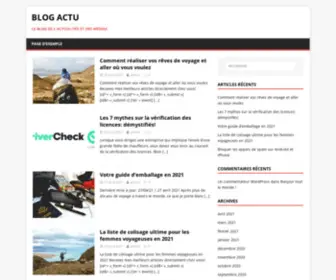 Blog-Actu.fr(Blog Actu) Screenshot