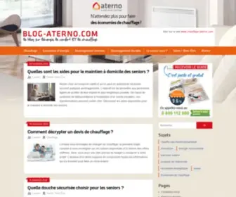 Blog-Aterno.com(Blog Aterno : Chauffage électrique et économies d'énergie) Screenshot