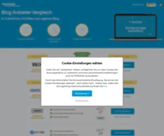Blog-Baukasten-Testsieger.de(Blog Anbieter Vergleich) Screenshot