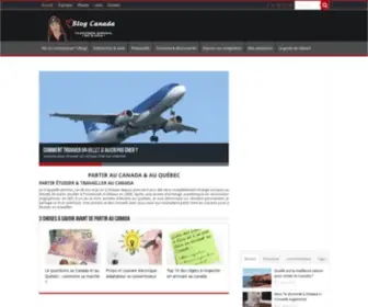 Blog-Canada.com(Partir au Canada) Screenshot