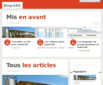 Blog-CAO.com(Le blog de la CAO) Screenshot