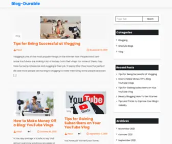 Blog-Durable.net(Blog Durable) Screenshot