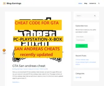 Blog-Earnings.com(Blog) Screenshot