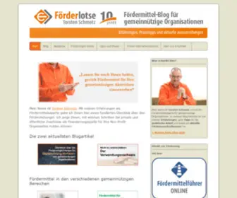 Blog-Foerdermittel.de(Startseite) Screenshot